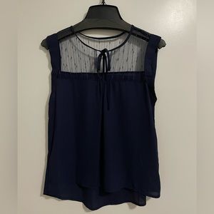 Navy blue blouse